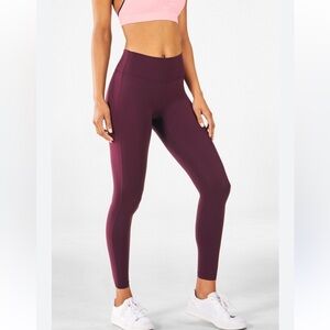 Alphalete Burgundy Highrise Leggings Size Extra Small